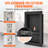16" X 24" Double Shelf Shower Niche, Square Corners Recessed, Black Sealed Modern Soap Storage For Bathroom, 100% Waterproof With Foam, Multi-Process Tile Adhesion, Easy Installation Niche 24",