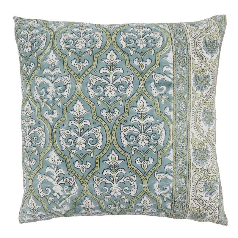 Housse de coussin Block Print Floral, Ne s’applique pas