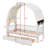 Twin-Size Bed With An Arched Roof And Two Built-In Drawers-2050929281