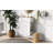 Micheals 21.6 inch Modern Floating Bathroom Vanity with Ceramic Basin,Right Side Storage-1295808971