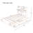 Bed with Charging Station, and 2 Side Drawers-102737575-102737576