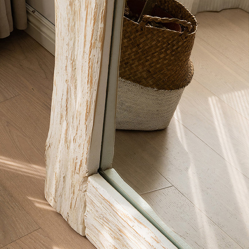 Miroirs pleine longueur rectangulaires en bois massif, 70.87" H x 31.5" W