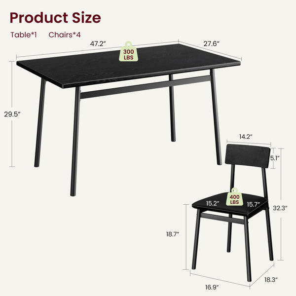 Dimensions du produit