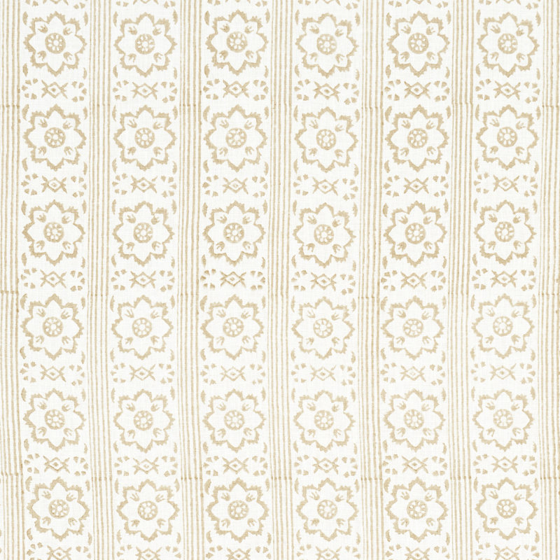 Sunda Hand Blocked Print Fabric, Neutral