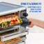 Four à friteuse à deux portes PowerXL SmartSynx, cuire différents aliments en même temps, 10 fonctions de cuisson: cuire, griller, rôtir et rôtir, acier inoxydable