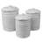 Ceramic / Porcelain Canister - Set of 3