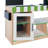 Teamson Kids Cashier Austin Checkout Counter Stand, Green/White/Natural
