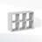 Furinno Cubic Open Back Multipurpose Clothing & Closet Storage Organizer Shelf, 6-Cube-1849501817