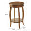 Table de bout en noyer avec 1 tiroir-1840044685