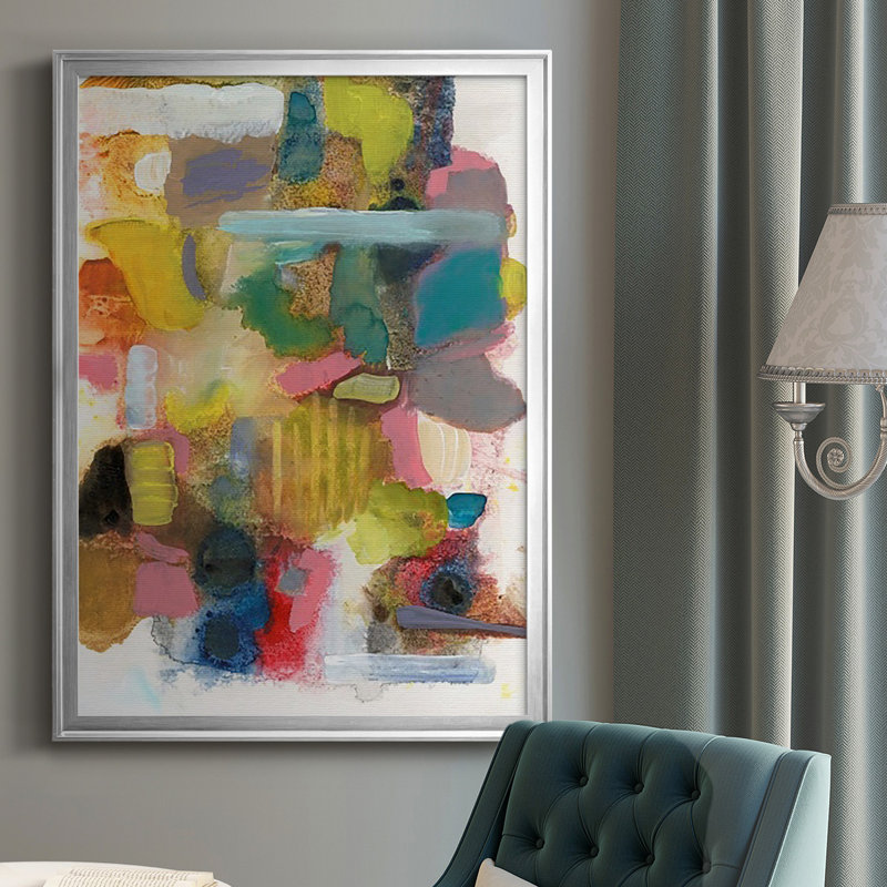 «Tout à la fois», reproduction encadrée de qualité supérieure - prête à être accrochée, Argent, L 26,5 po x H 36,5 po