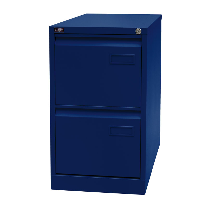 Light 41.3cm Wide 2 -Drawer File Cabinet, Blue