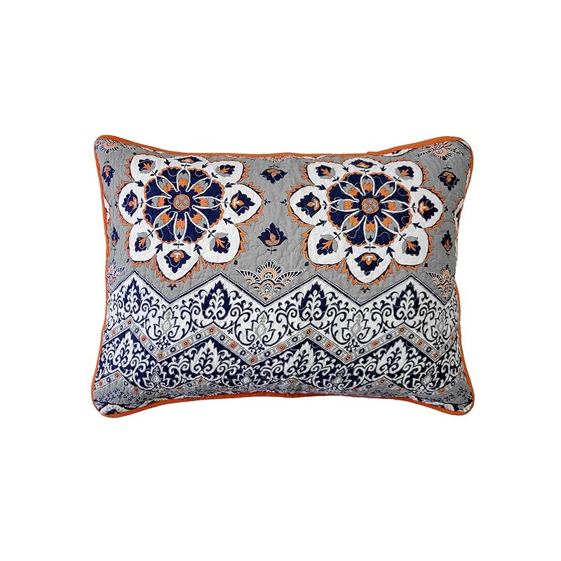 Greenland Home Fasions Medina  Saffron King Sham, 20x36, King, Saffron