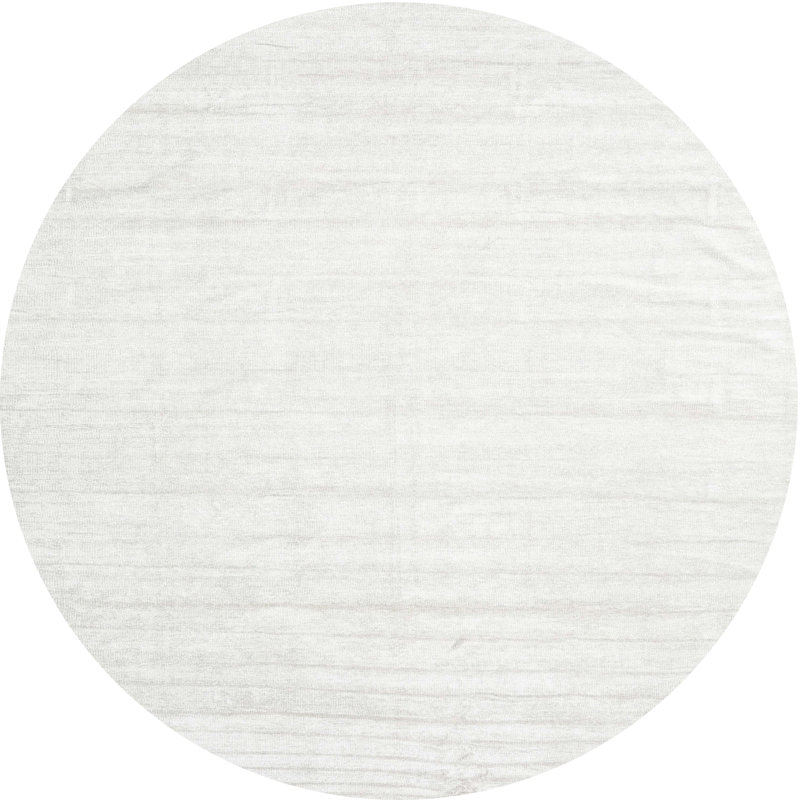 Tapis contemporain gris, Rond 4 pi