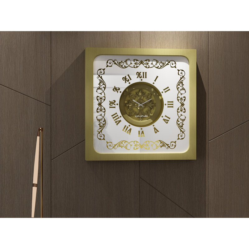 Giovani Manufactured Wood Wall Clock, 60cm H x 60cm W
