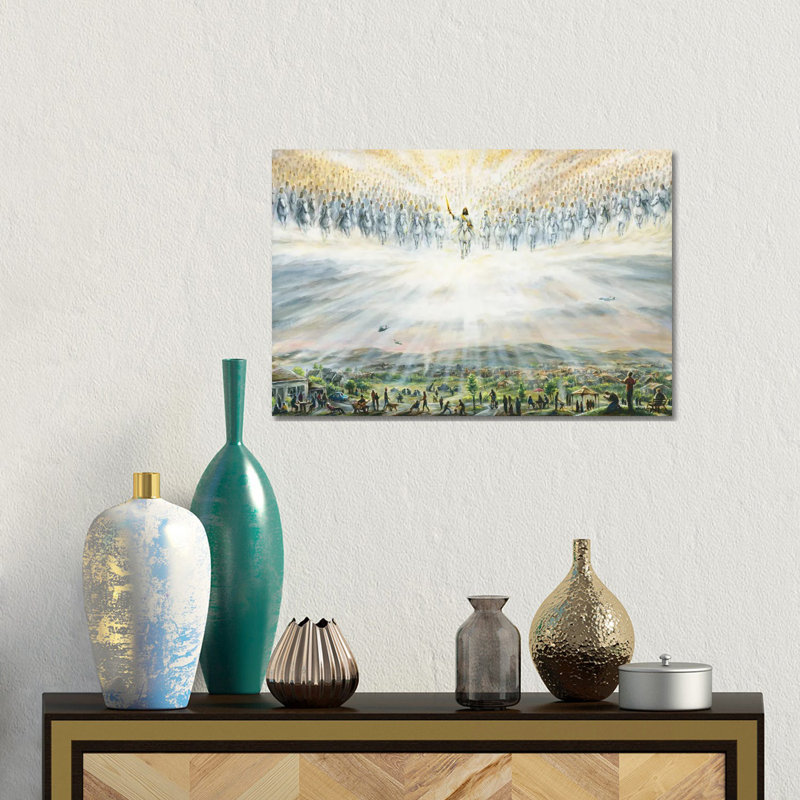 Retour de Jésus - Giclée sur toile tendue avec châssis, H 12 po x l 18 po