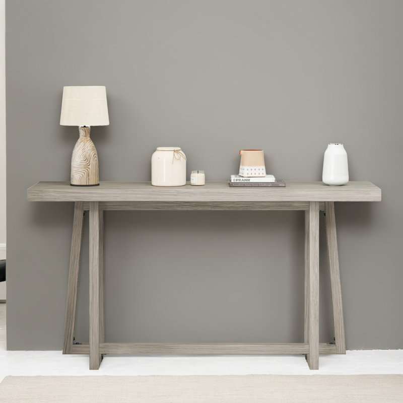 Table d'appoint 60 po pour salon d'entrée, Gris