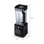 Mélangeur Wilfa Powerfuel XL, noir mat