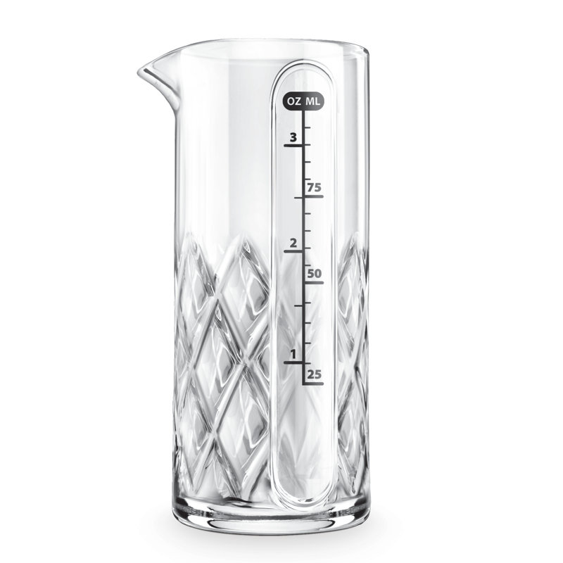 Glass Yarai Double Jigger