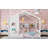 Twin Size Floor House Bed For Toddler,Kids Montessori Bed  With Storage Shelf,Playhouse Bed With Roof Design,White-1005652940