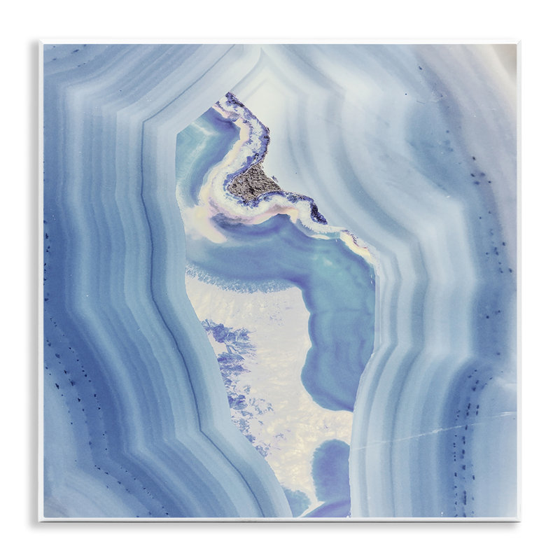Plaque murale «Bound In Blue Geode», conception par Sophie 6