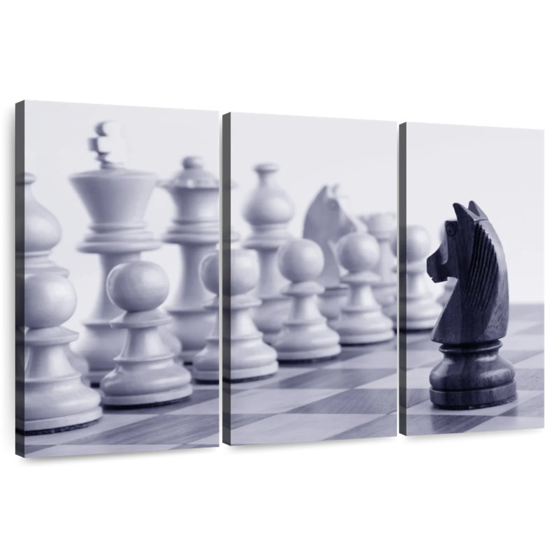 Senne Chess Game Knight, 20" H x 33" W