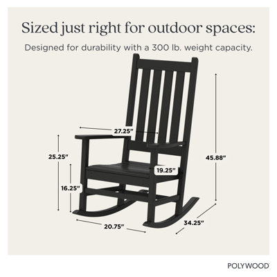POLYWOOD Vineyard Porch Rocking Chair
