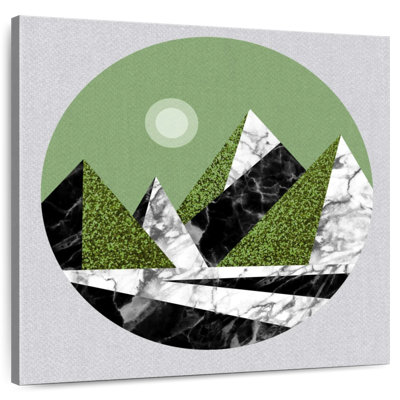 Alvord Abstract Green Mountains