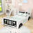 Car-Shaped Platform Bed With Decorative Wheels-80723395-80723393