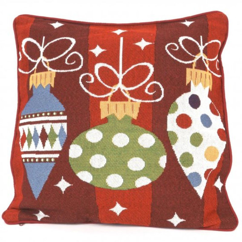 Tapestry Christmas Ornament Table Runner
