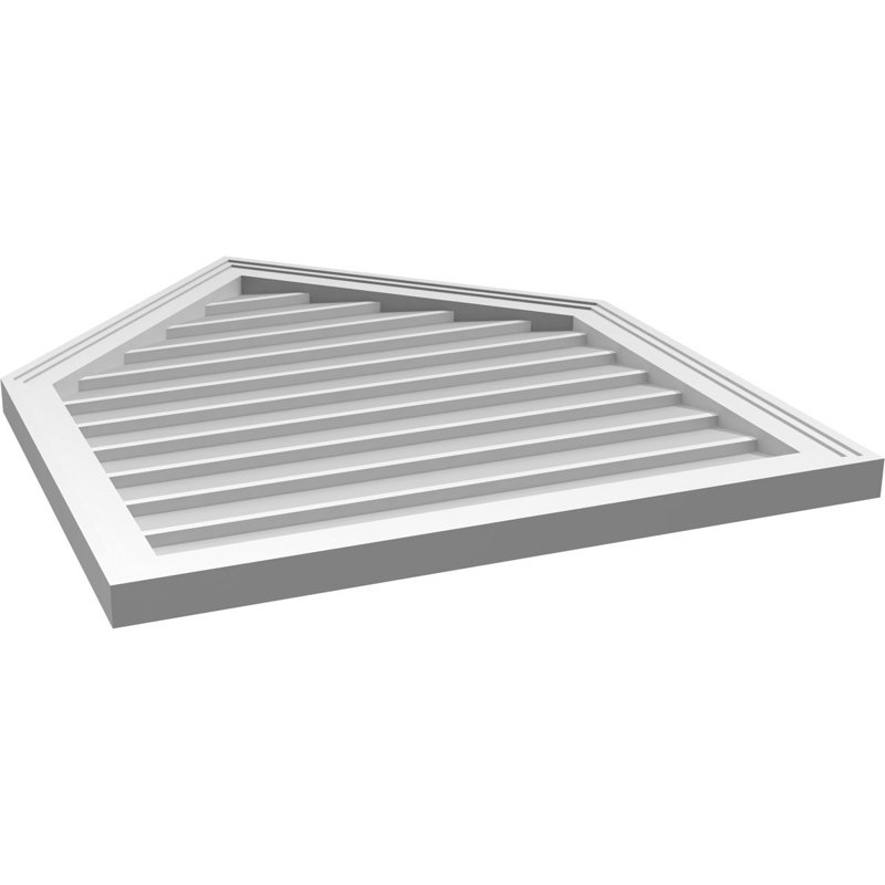 Ventilateur à pignon en uréthane non-fonctionnel Signature, H 34 po x l 28 po x P 1,5 po