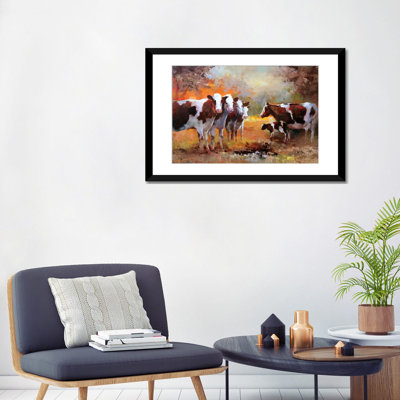 « veau », impression sur toile