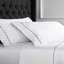 Ensemble de draps 100% coton 600 fils Camillo Scallop-67149264-67149268