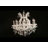 Stockard 9 - Light Glass Chandelier-111720293-111720294-111720307
