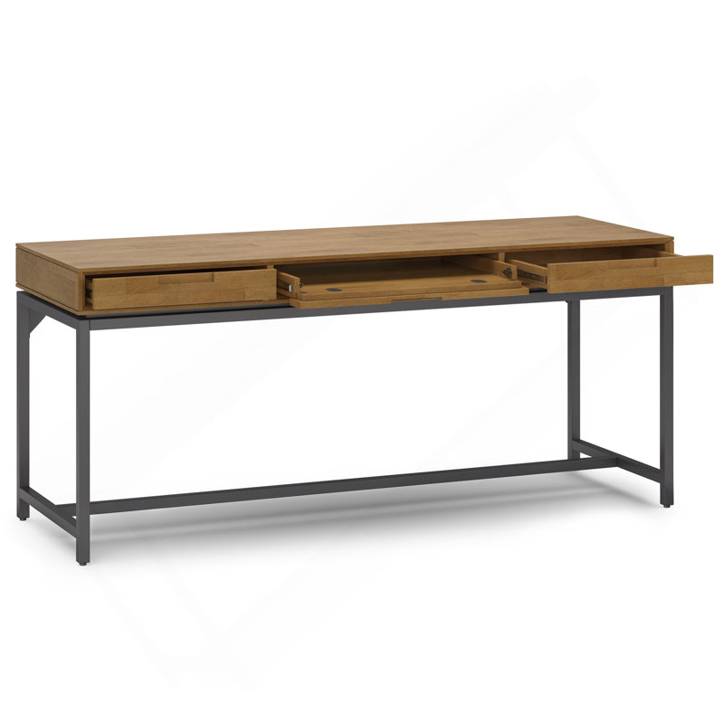 Banting - Bureau Mid Century - Brun selle moyen, Marron foncé