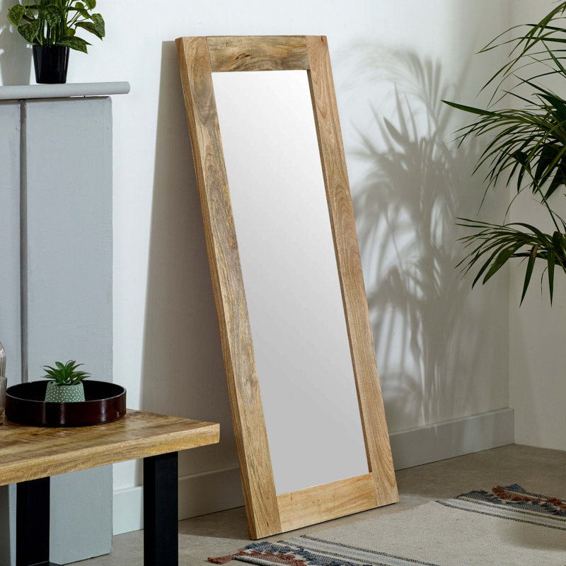 Bateman Solid Wood Rectangle Wall Mirror