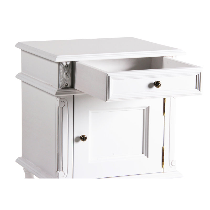 Bridgehampton 42cm W Solid Wood Bedside Table