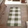 Tereon Checkered Machine Made Power Loom Polypropylene Plastic Indoor/Outdoor Area Rug in Green