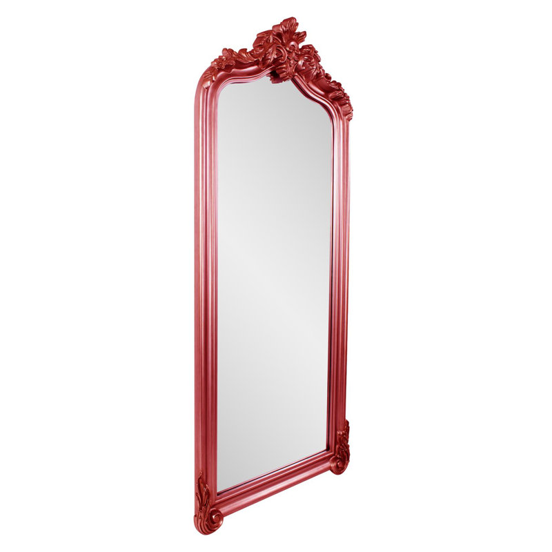 Miroir pleine grandeur moderne et contemporain Mahar, Rouge