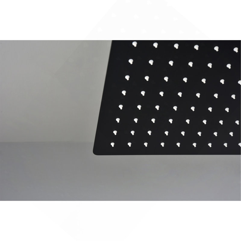 16" Matte Black Bathroom Luxury shower head