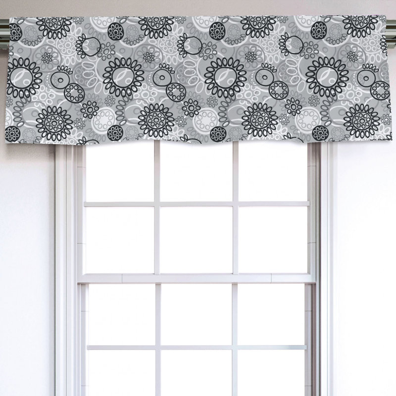Sateen Ruffled Window Valance