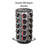 Mind Reader Single Serve Coffee Pod Carousel, 35 Pod Capacity, Lazy Susan, Metal Mesh, 6.15"L x 6.15"W x 12.5"H