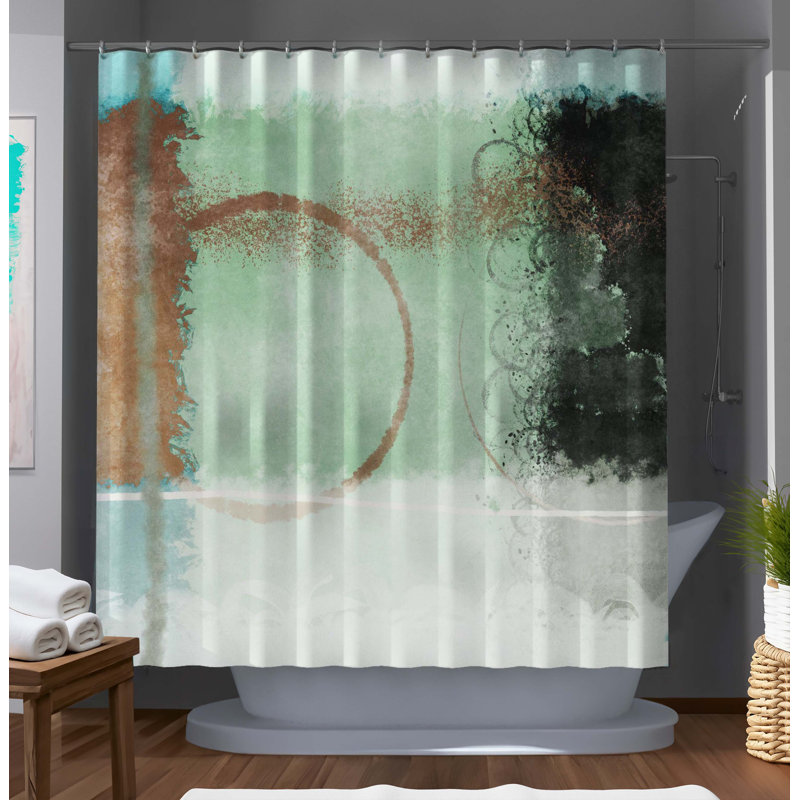 Debonair Positive Designer Shower Curtain
