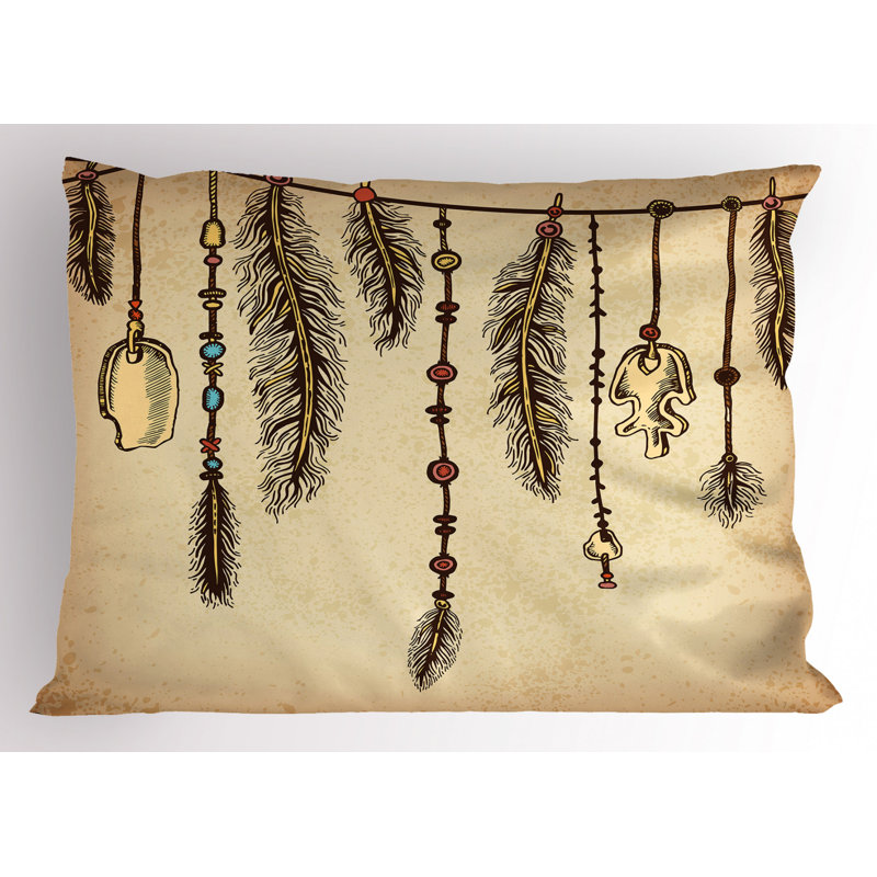 Feathers Polyester Sham Set, Twin