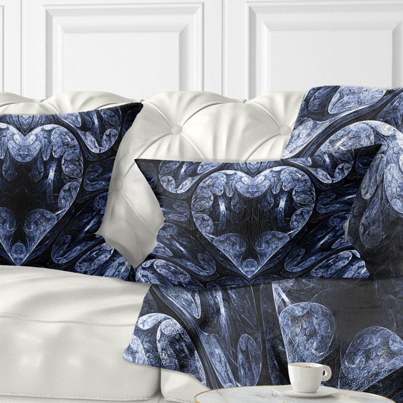 Coussin abstrait abstrait et mystique, Rectangulaire, 12 po x 20 po