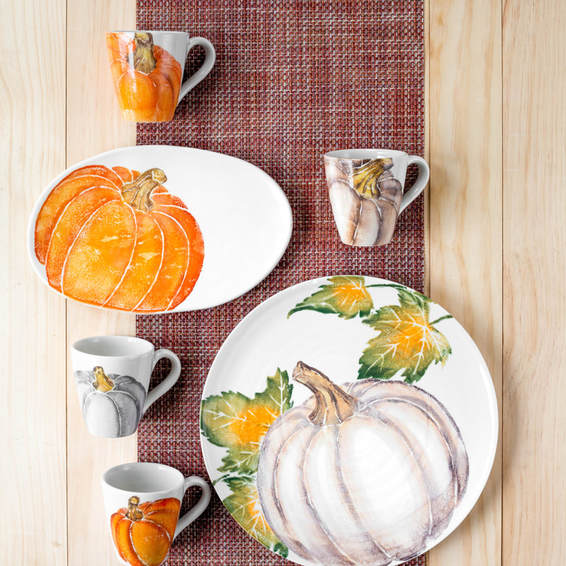 Pumpkins Terra Bianca Platter