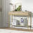 Candelario 39.3'' Narrow Entryway Console Table with 2 Drawers Rustic Style-543759547