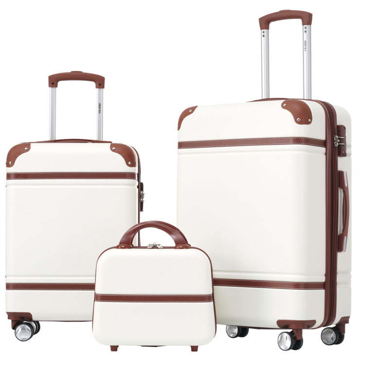 Luggage Sets 3 Pieces 20"+24" Luggages And Cosmetic Case