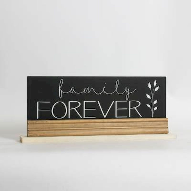 Plaque décorative family forever Borrego