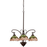 Tiffany 3 - Light Chandelier