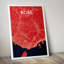 Kobe City Map 1 Piece Wall Art-1920525720